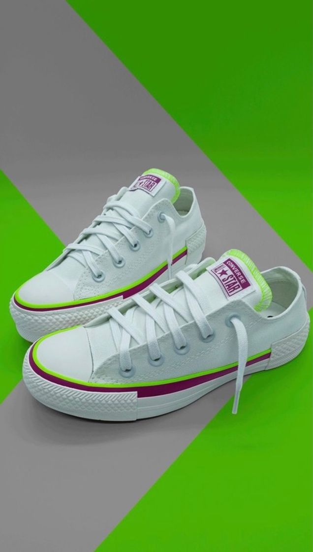 Social Converse neon 💚