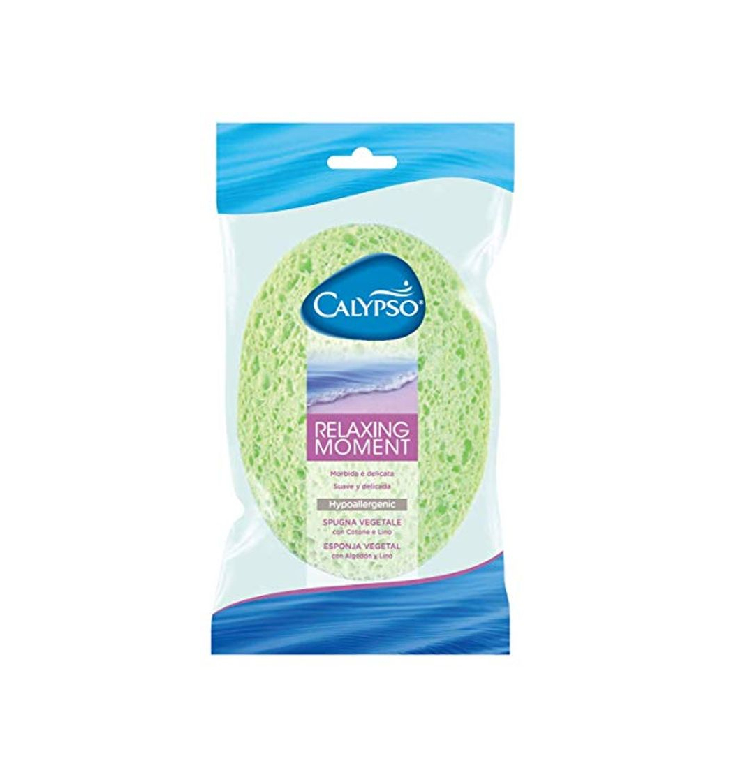 Social Calypso Body Emotion - Natural Relax - Esponja vegetal con algodón y