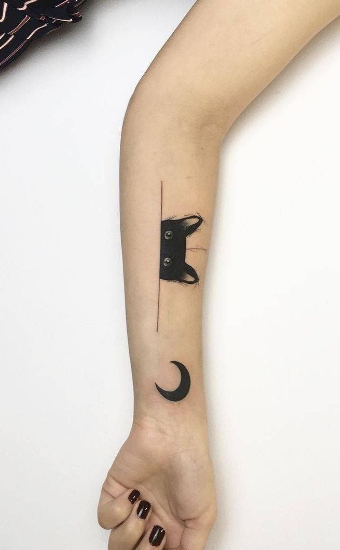 Fashion Tatto de gatinho