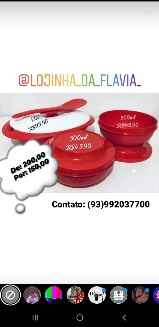 Fashion Tupperware. Entre em contato no link para saber mais sobre.