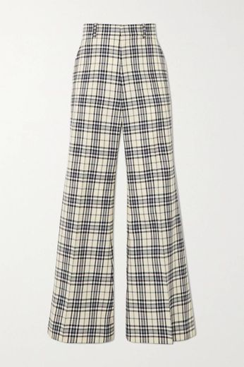 Gucci prince of wales flared pants