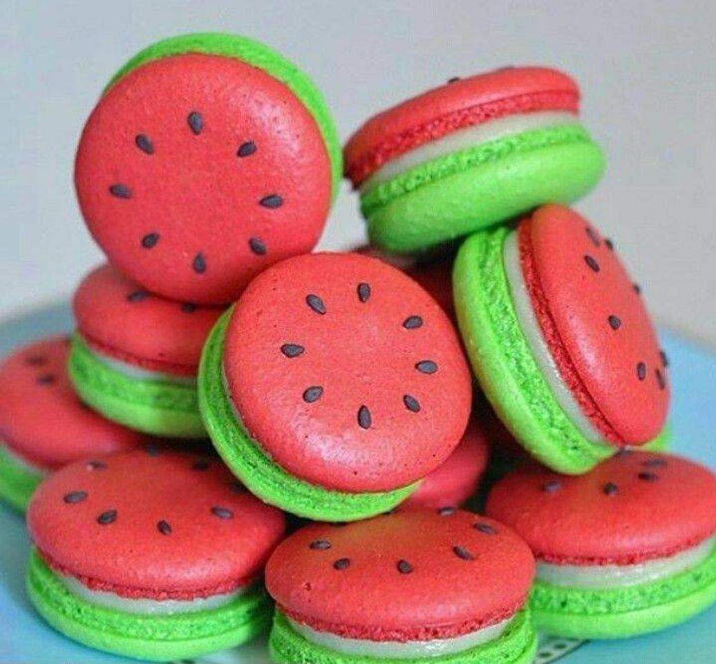 Fashion Wassermelonen-Makronen - Backen - Pinterest