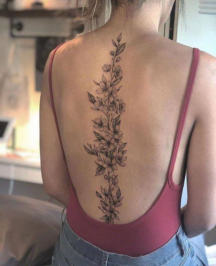 Moda Tatuagem de flor