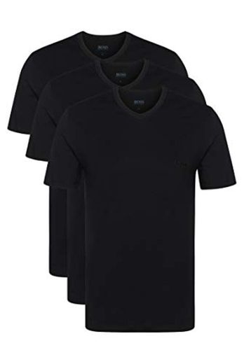 BOSS T-shirt VN 3P CO Camiseta, Negro