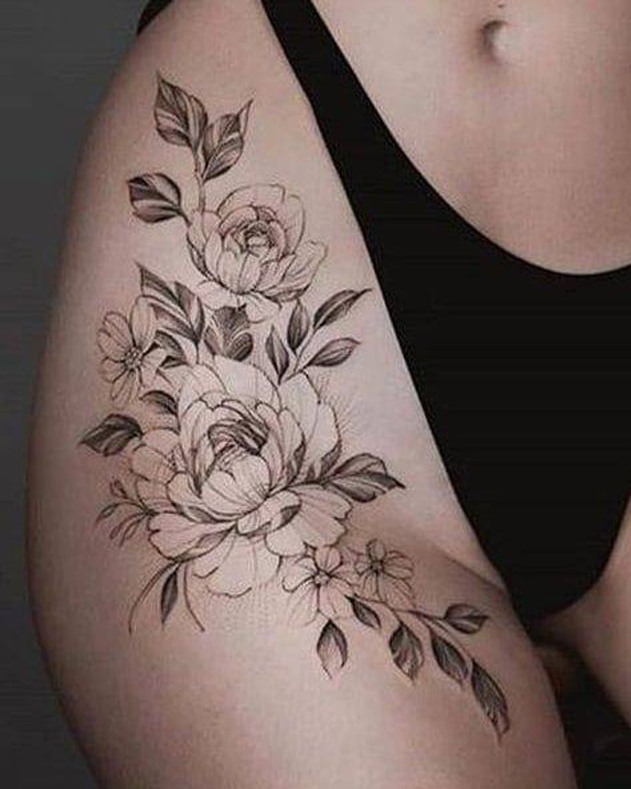 Fashion Tatuagem flor