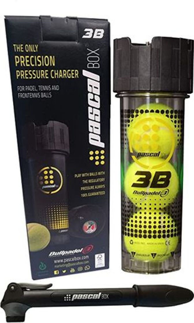 Producto PascalBox® el Mejor presurizador de pelotas de Padel