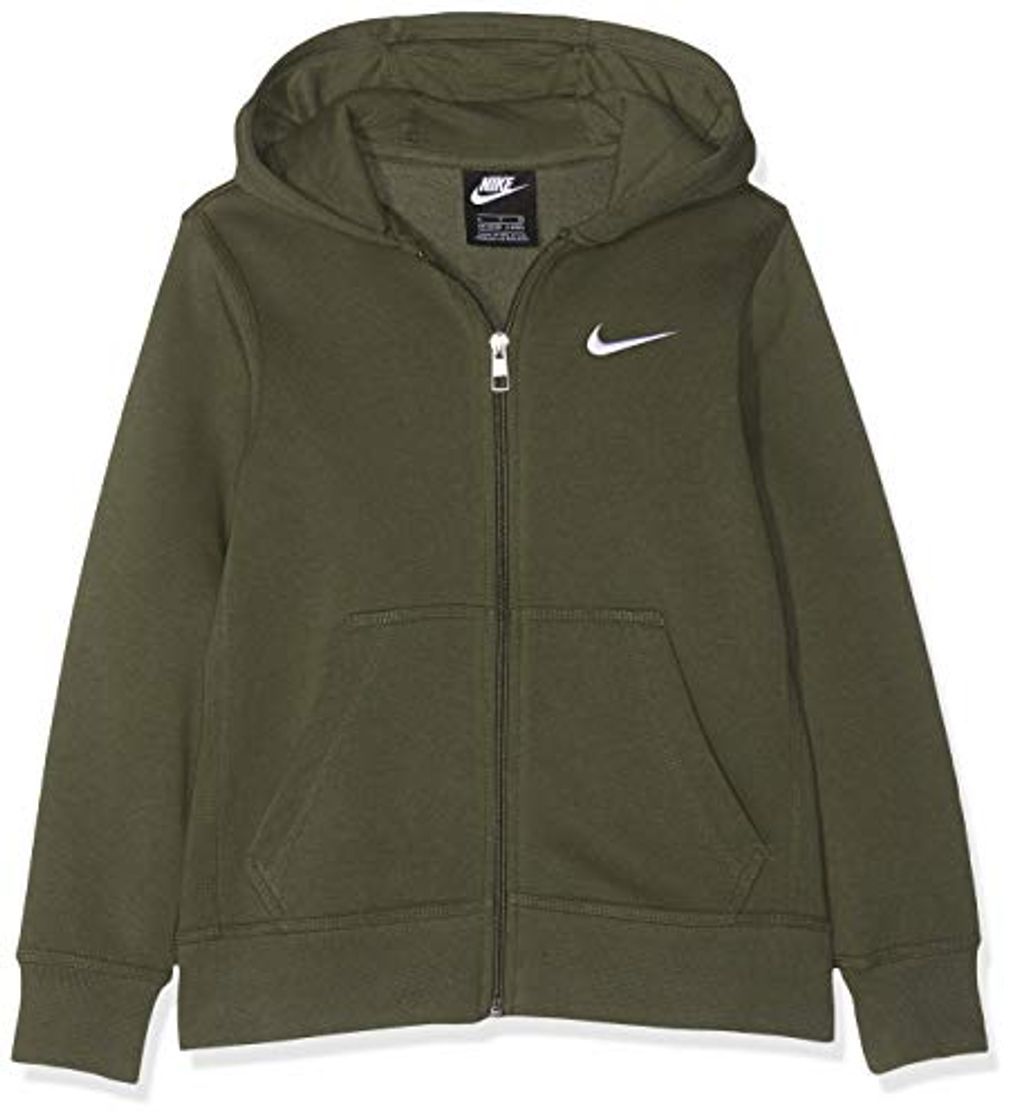 Moda NIKE B NSW Hoodie YA76 BF FZ Sudadera, Niños, Cargo Khaki