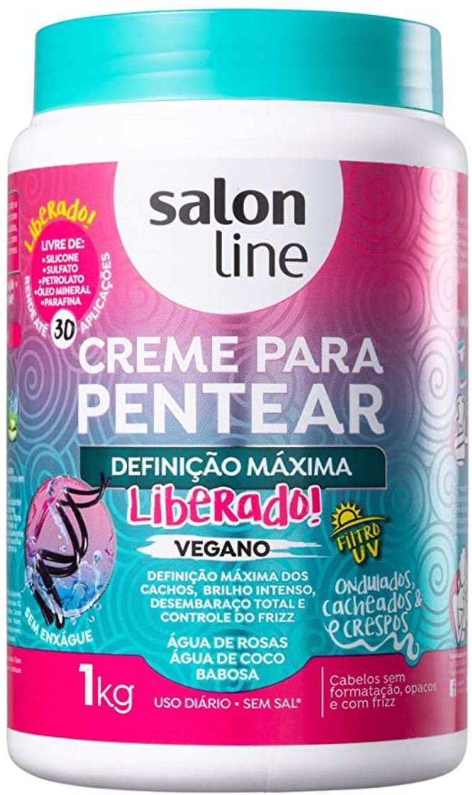 Moda Creme para Pentear Definição Máxima 1kg Salon Line 