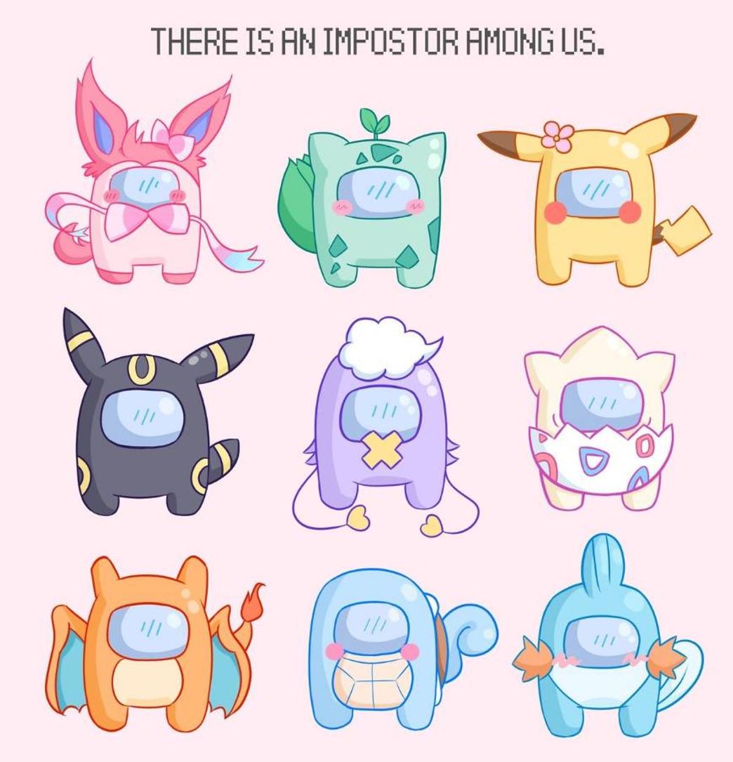 Fashion Pokémon "Among Us"