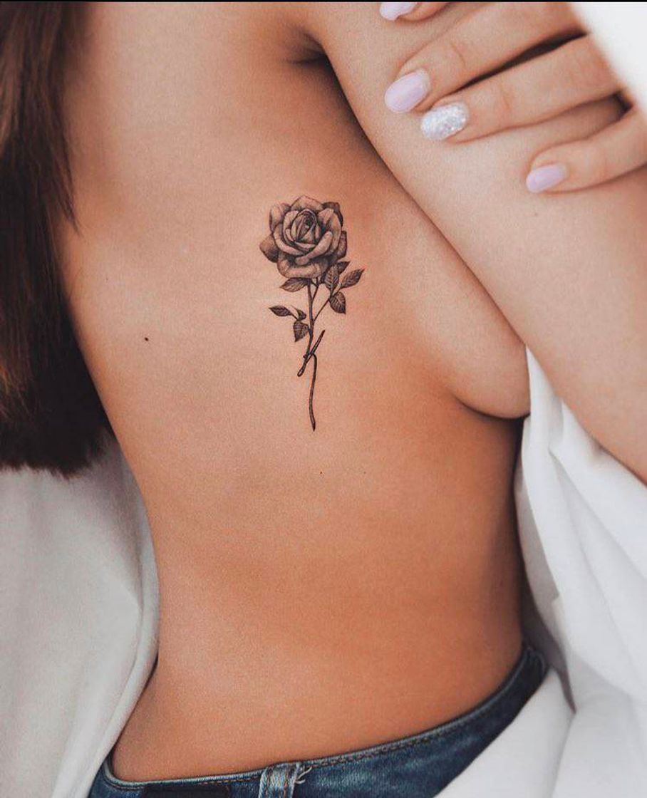 Fashion tattoo rose