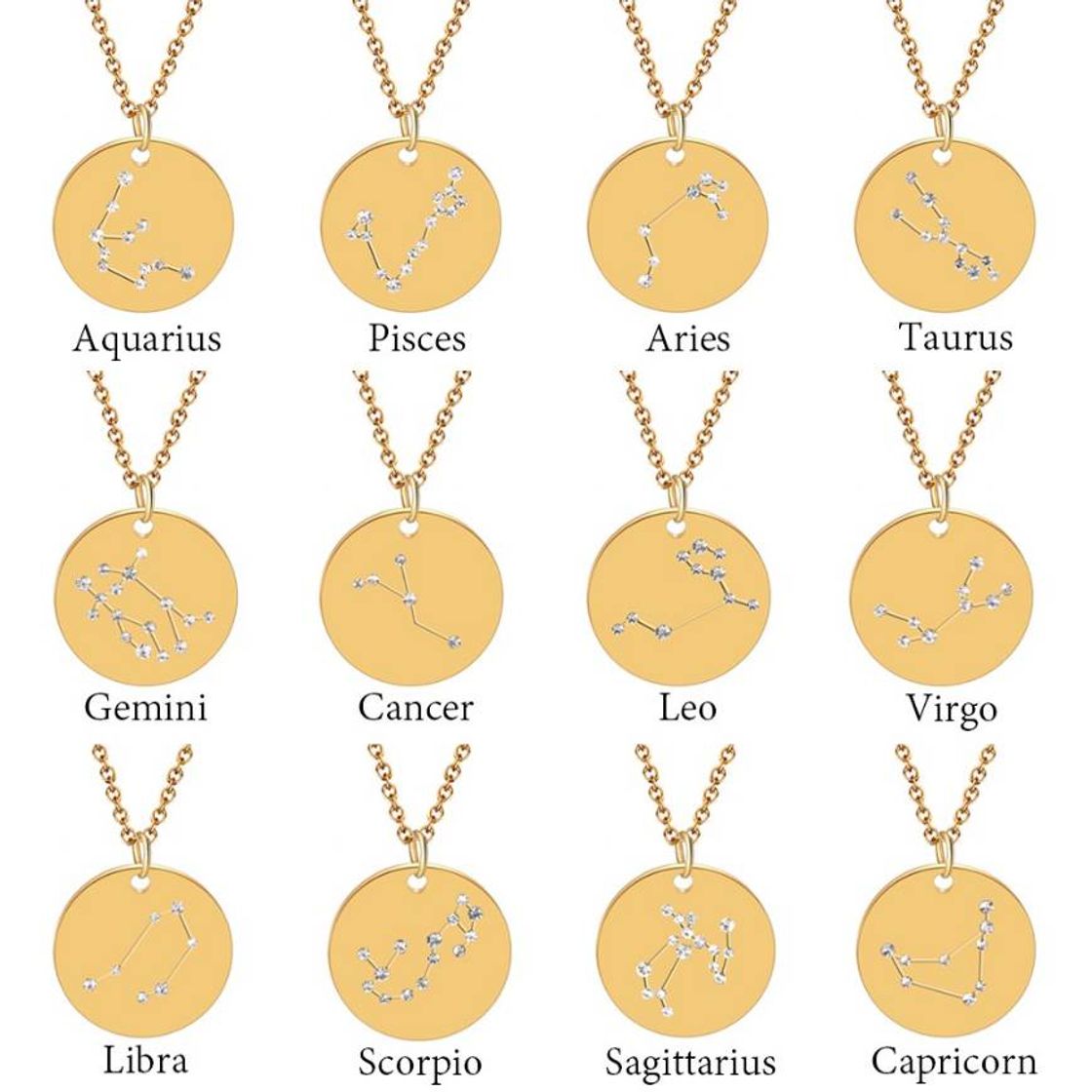 Moda Colar constelação dos signos 💫