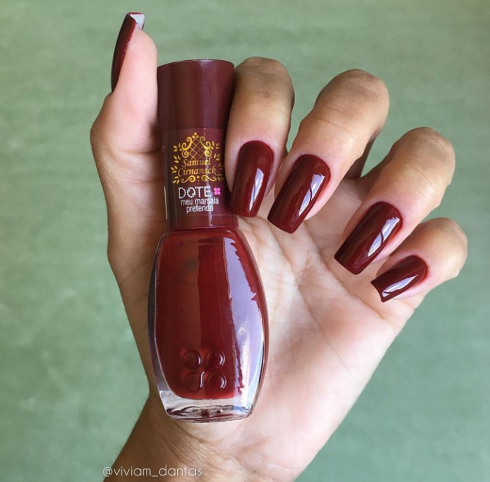 Fashion Esmalte Dote- meu marsala preferido 