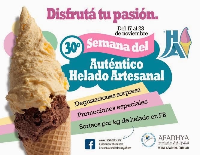 Semana del helado artesanal 