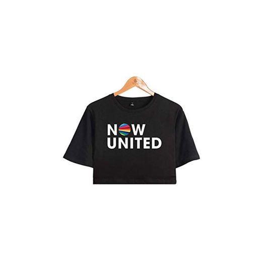 WAWNI Now United -Better Album Crop Top Expuesto ombligo Camiseta O-Neck Now