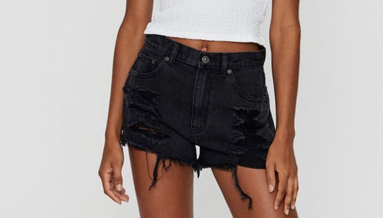 Fashion Shorts negros - pull&bear