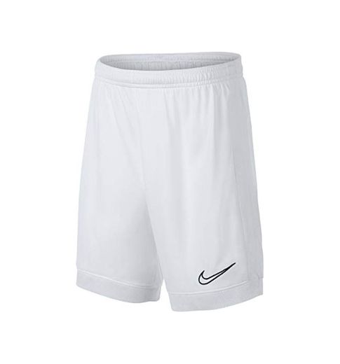 NIKE Dri-FIT Academy Shorts Pantalones Cortos, Niños, Blanco