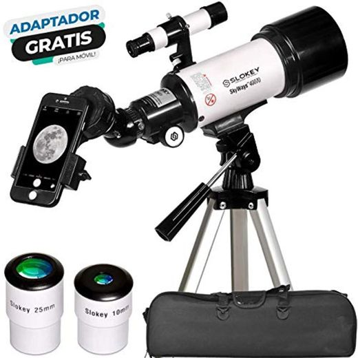 Telescopio Astronómico Portátil y Potente 16x-120x