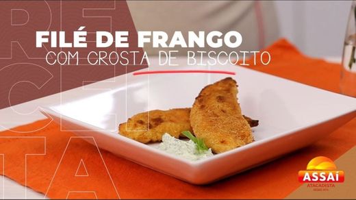 Filé de Frango com Crosta de Biscoito | Receita Exclusiva - YouTube