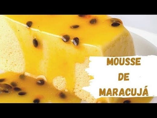 Mousse Prático de maracujá - YouTube