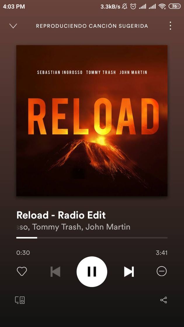 Canción Reload 🎵