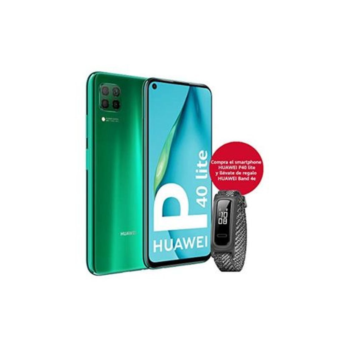 Product HUAWEI P40 Lite - Smartphone 6.4" (Kirin 810, 6GB RAM,128GB ROM, Cuádruple