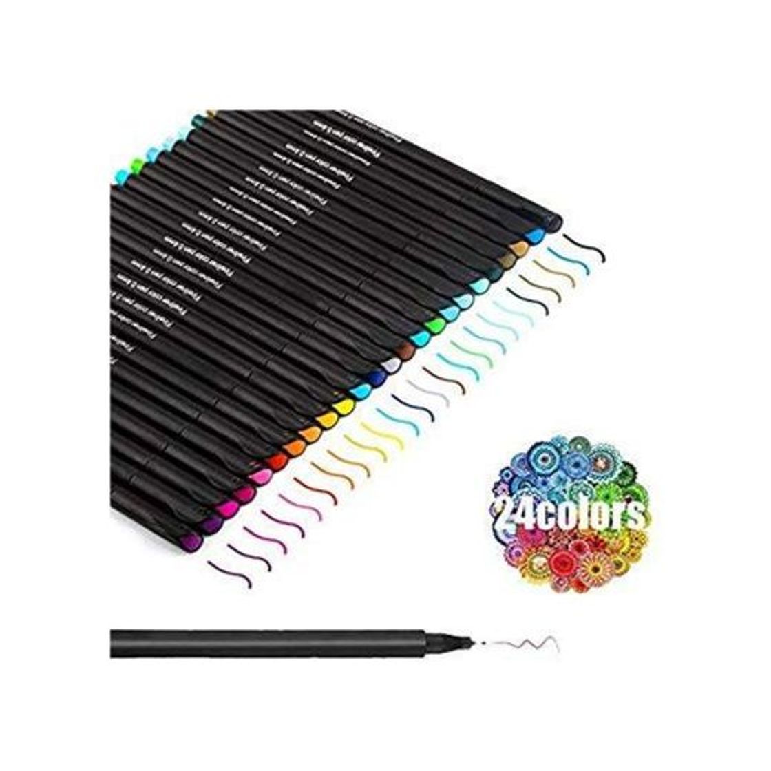 Social Marcadores de ponta fina

