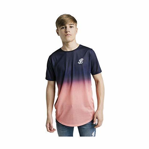 Lugar Illusive London Camiseta Niño Fade Azul Marino y Coral