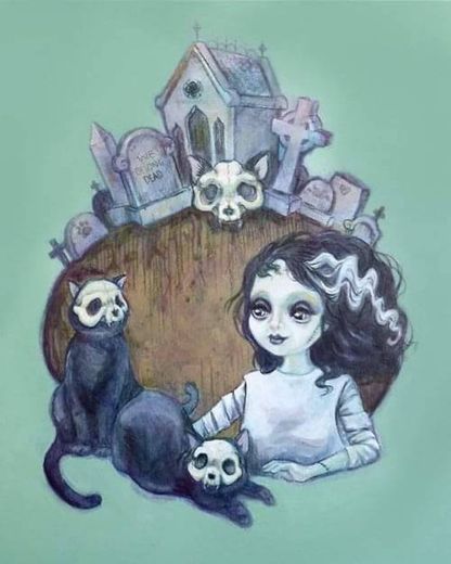 Madame Macabre - Ilustración de Eerie Nyx. | Facebook