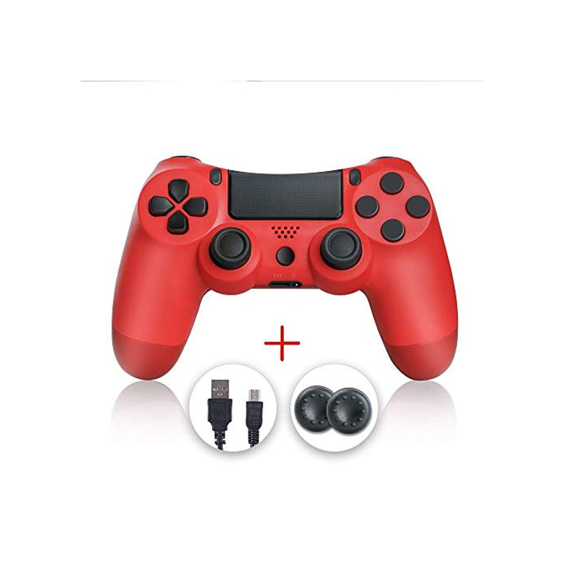 Social shineled Mando PS4, PS4 Controller, Controlador PS4, Mando Inalámbrico Gamepad Compatible con