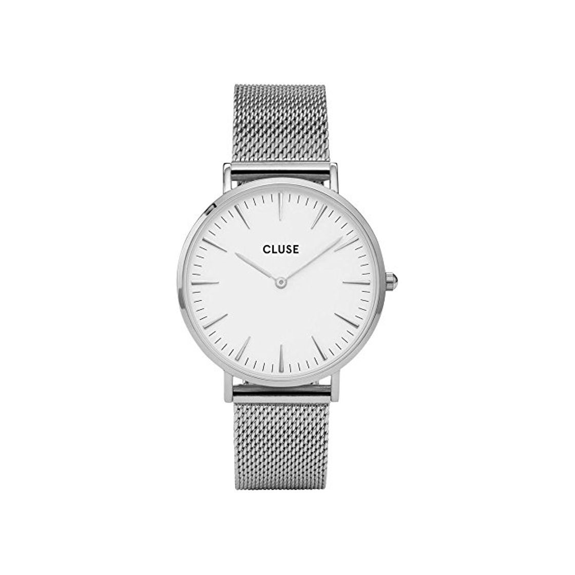 Social Cluse Reloj Analógico Automático para Mujer con Correa de Acero Inoxidable –