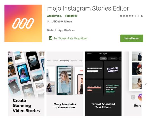 Mojo - Insta Story Editor