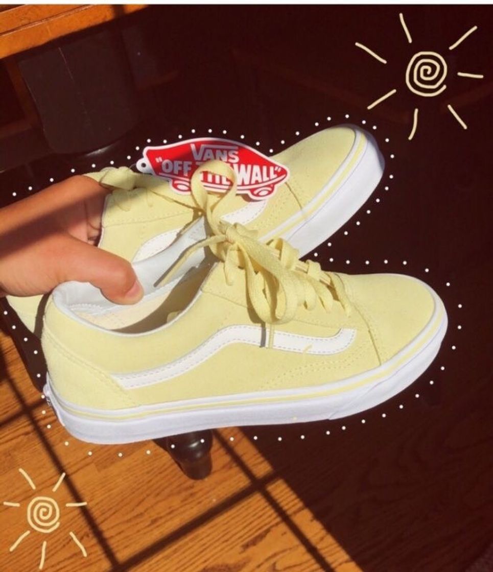 Moda yellow vans💛