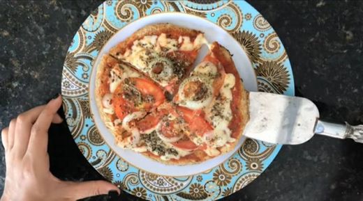 PIZZA DE FRIGIDEIRA FIT | Saudável, deliciosa e fácil.