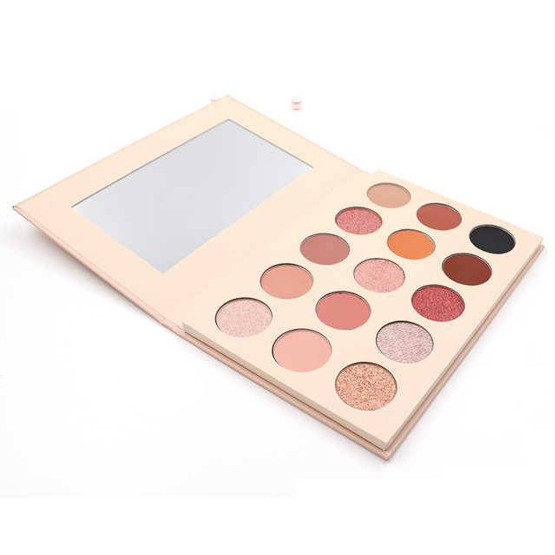 Social Beauty-matte-glitter-Pressed-eyeshadow-palette