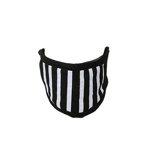 Máscara Ticci Toby Face Mask Black & White Stripes Cotton Face Mask Creepypasta Costume Accesorios Halloween