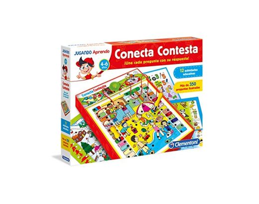 Clementoni - Conecta Contesta, juego educativo