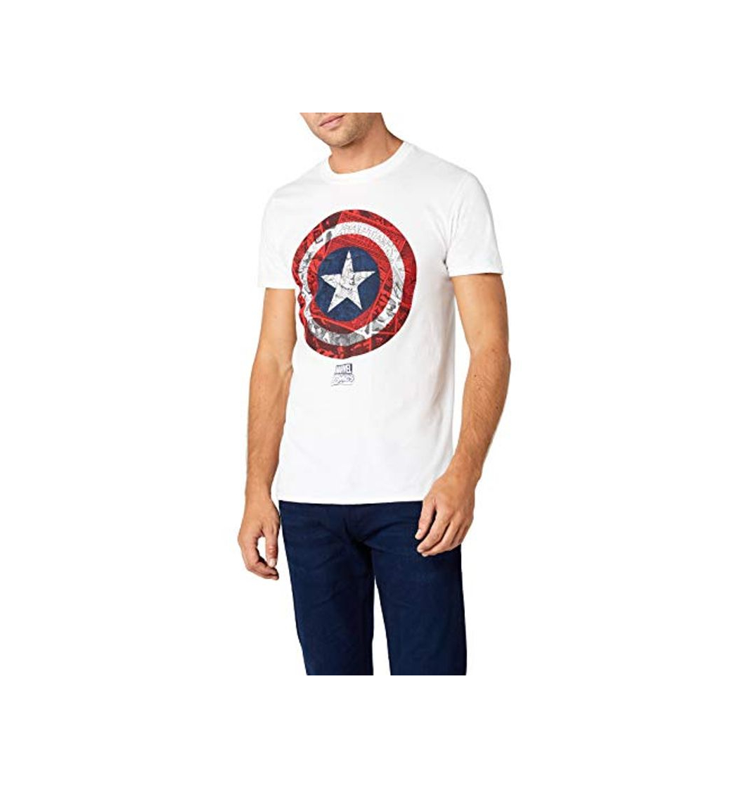 Product Marvel Ca Comic Shield Camiseta