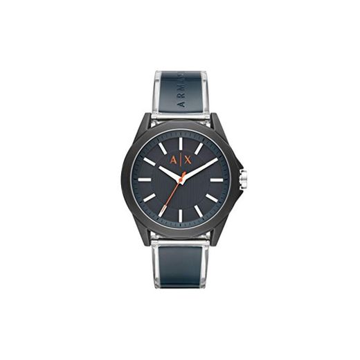 Armani Exchange Reloj para de Cuarzo con Correa en plástico AX2642