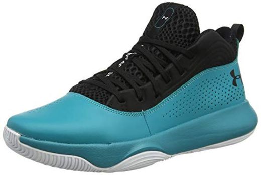 Under Armour UA Lockdown 4, Zapatos de Baloncesto para Hombre, Negro