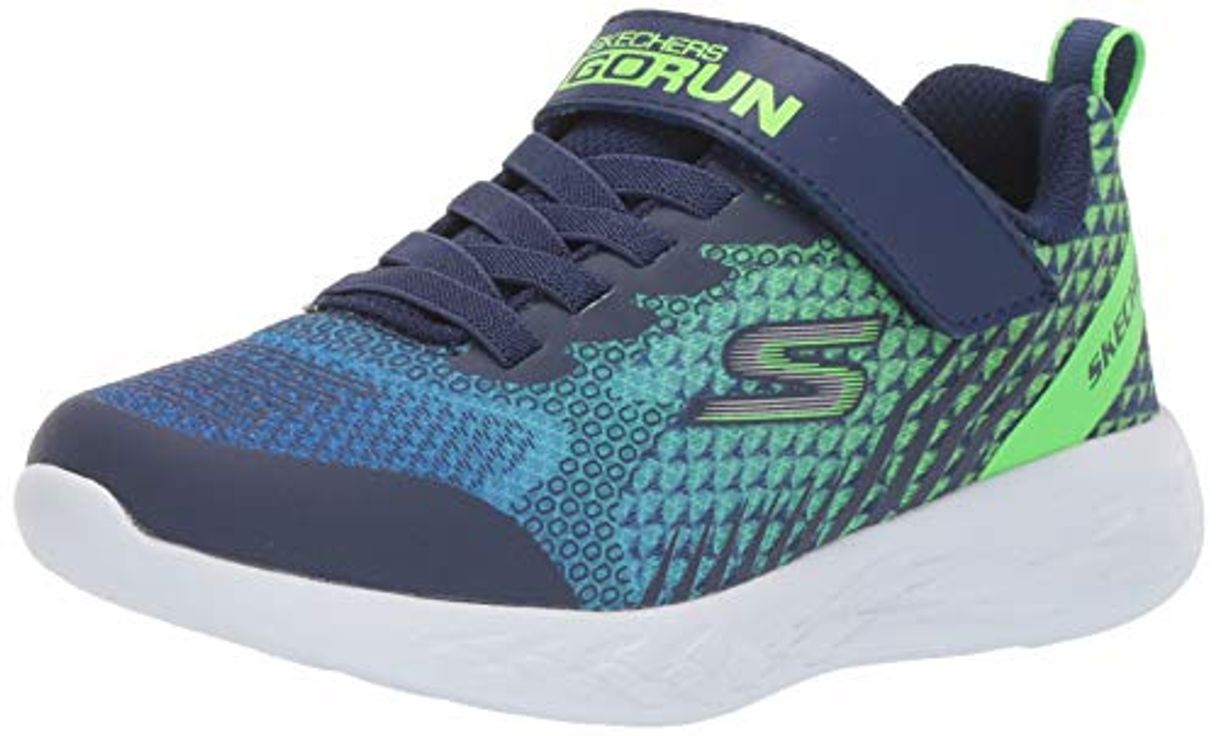 Social Skechers Boys' GO Run 600-BAXTUX Trainers, Blue