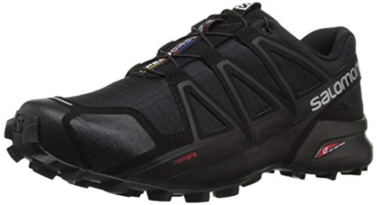 Moda Salomon Speedcross 4, Zapatillas de Trail Running para Hombre, Negro