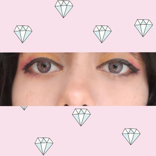 3 tone circle lenses morado