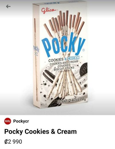 Pocky Cookies and Cream 💙