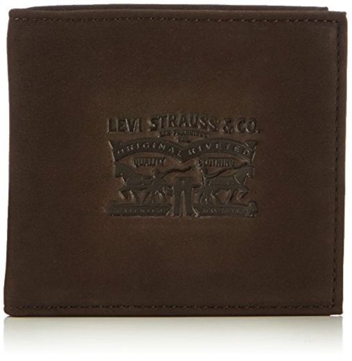 LEVIS FOOTWEAR AND ACCESSORIES Vintage Two Horse Bifold, Monedero Unisex Adulto, Marrón