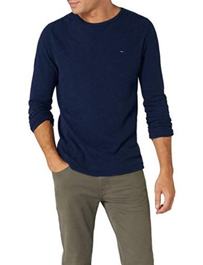 Tommy Hilfiger Knit Camisa, Azul