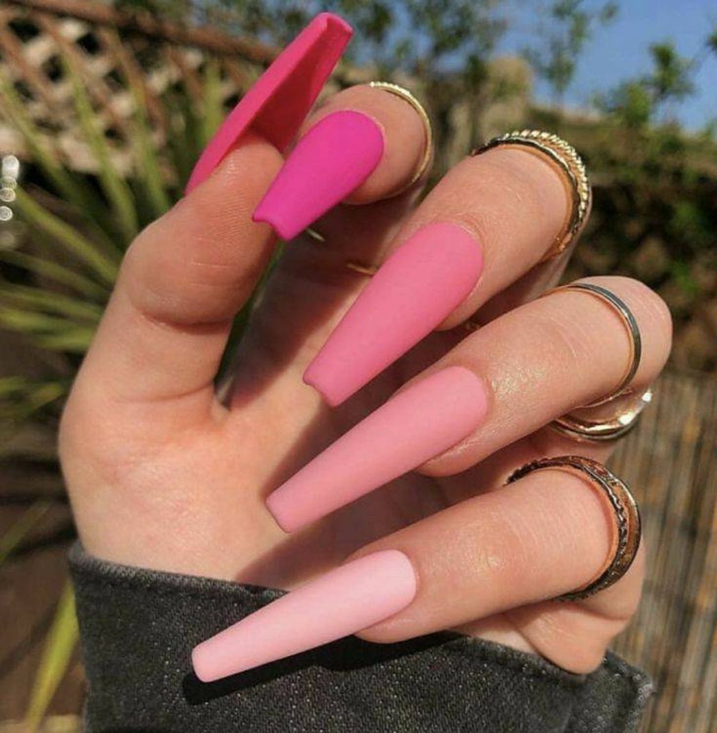 Moda Unhas Rosa🌸💓