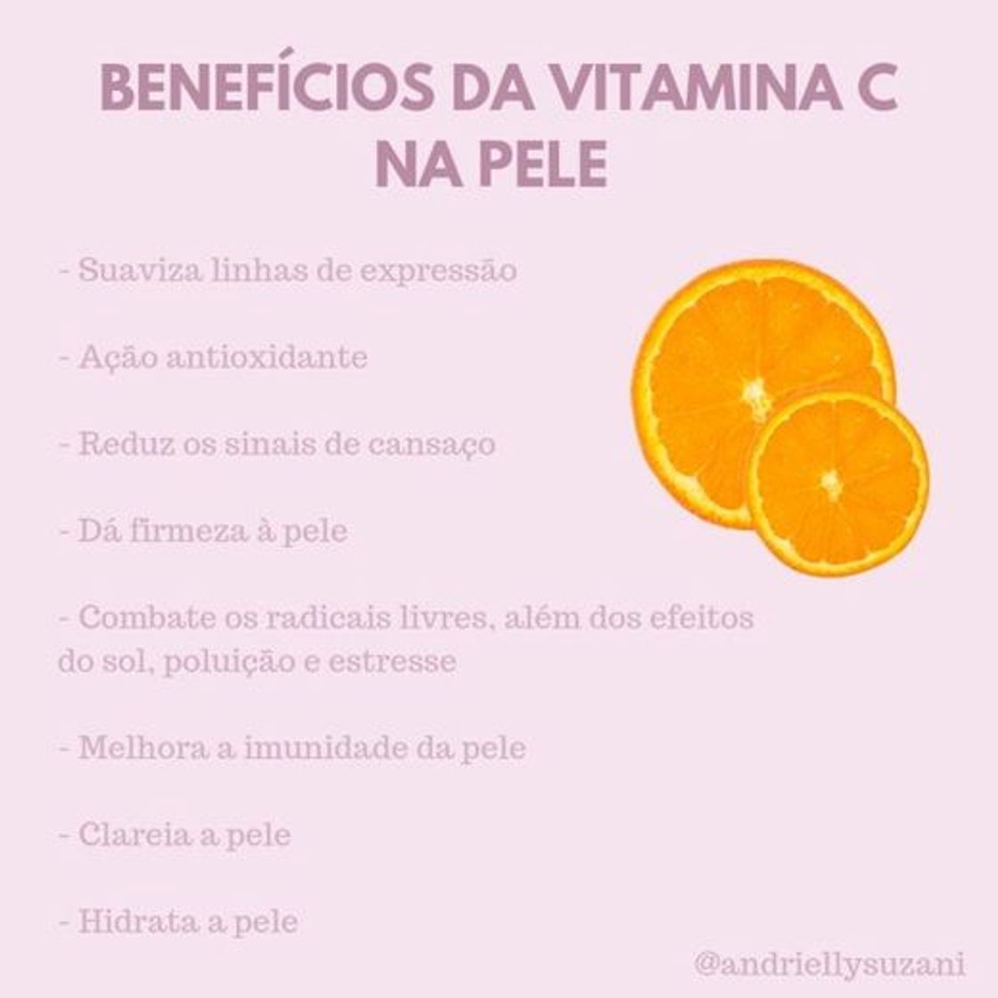 Fashion Benefícios da vitamina C