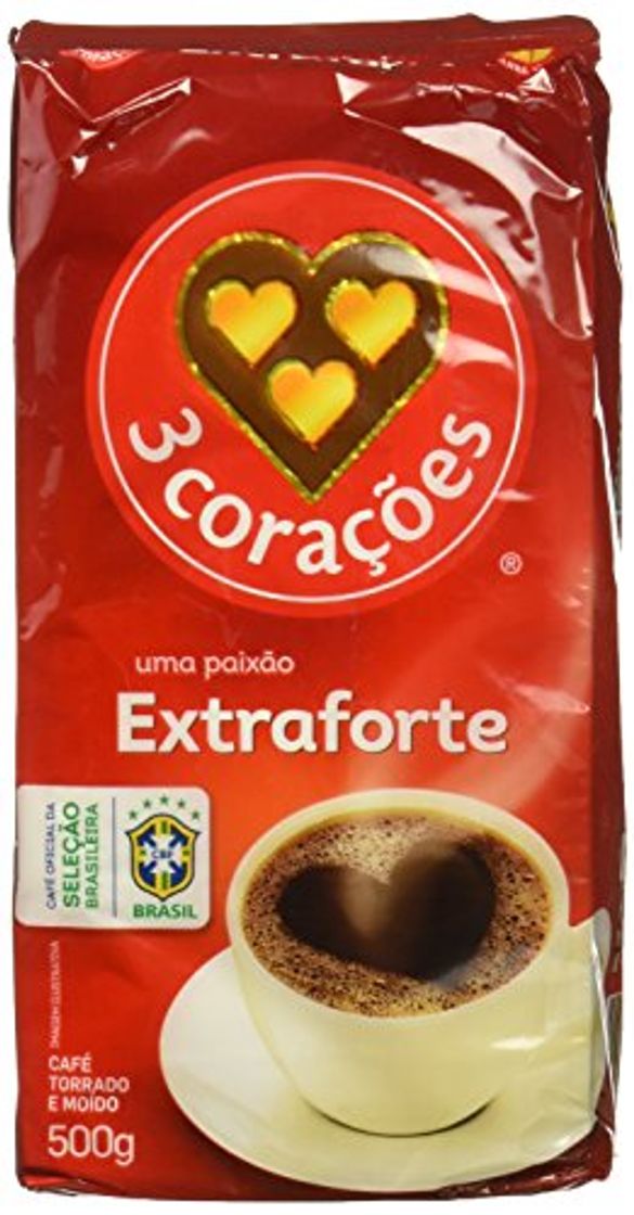 Product Café 3 CORAÇÕES extra - forte 250g Café brasileño premium