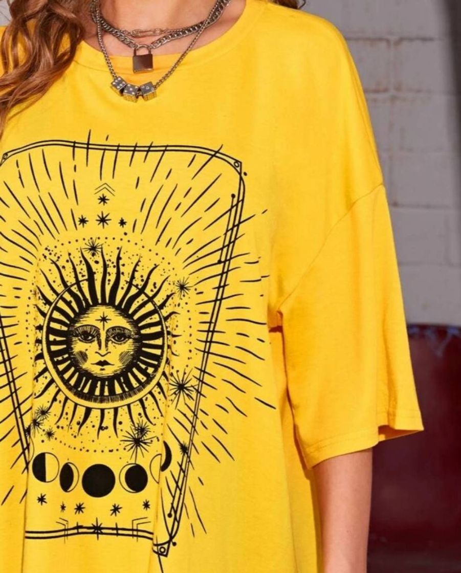 Social Camiseta Sol Amarilla