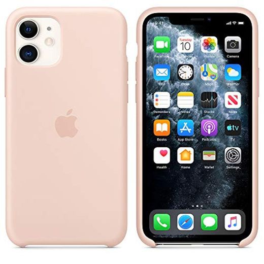 Funda Silicona para iPhone 11 Silicone Case, Calidad, Textura Suave, Forro Interno